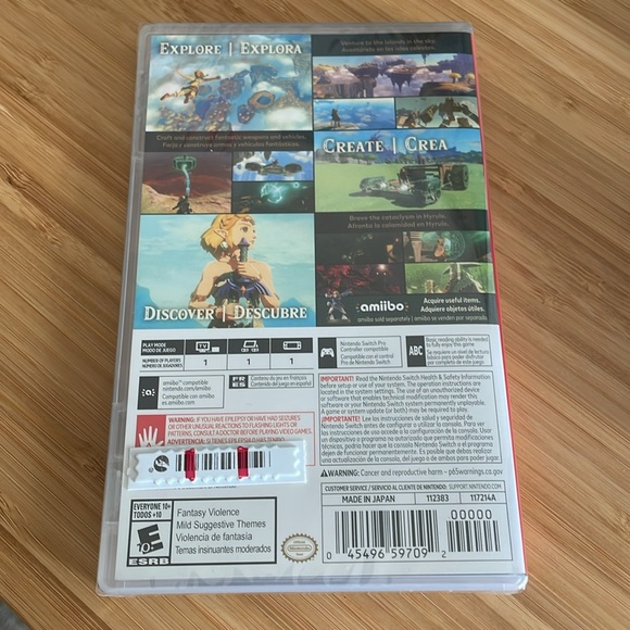 NIB Nintendo Switch Oled Legend of Zelda Tears Of The Kingdom Bundle - Picture 5 of 13